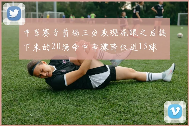 申京赛季首场三分表现亮眼之后接下来的20场命中率骤降仅进15球